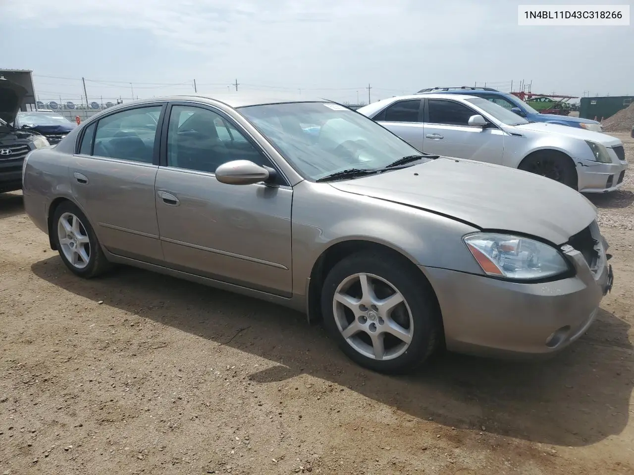 2003 Nissan Altima Se VIN: 1N4BL11D43C318266 Lot: 62058085