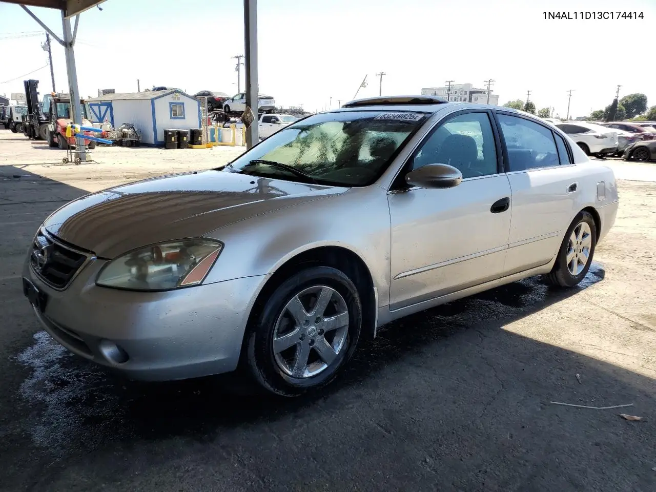 2003 Nissan Altima Base VIN: 1N4AL11D13C174414 Lot: 63249825