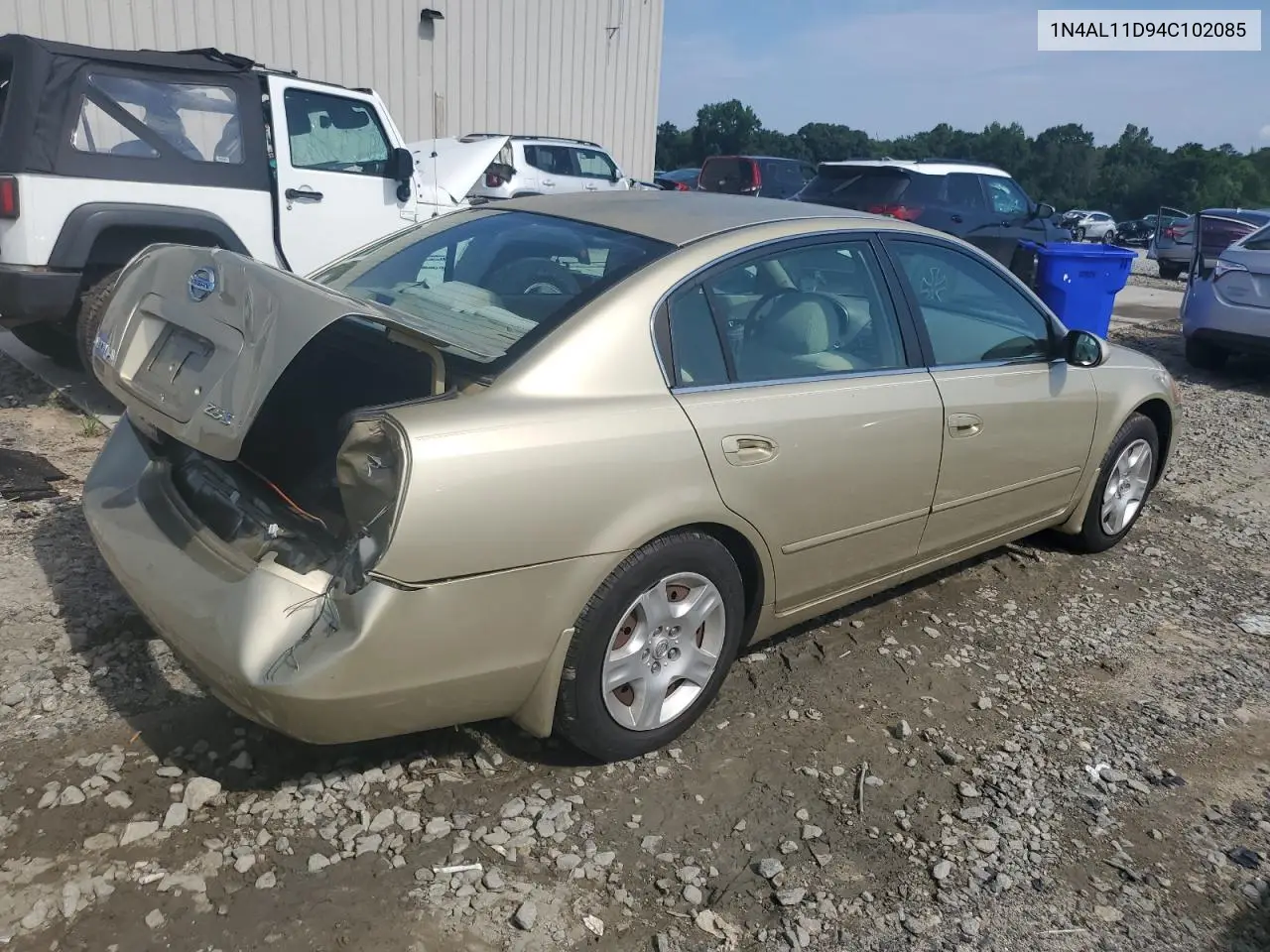 2004 Nissan Altima Base VIN: 1N4AL11D94C102085 Lot: 62062015