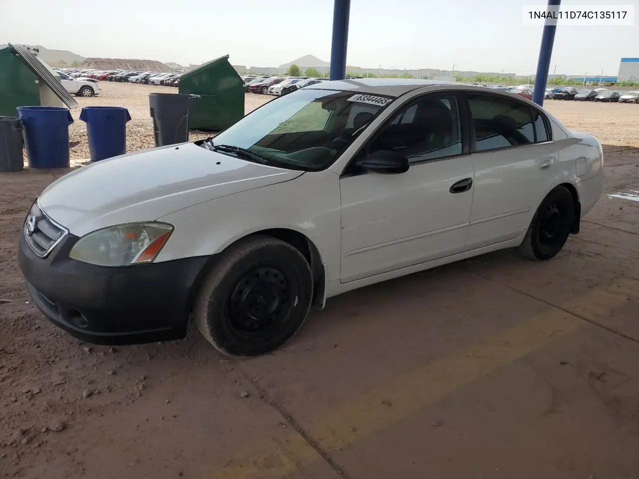 2004 Nissan Altima Base VIN: 1N4AL11D74C135117 Lot: 63344465