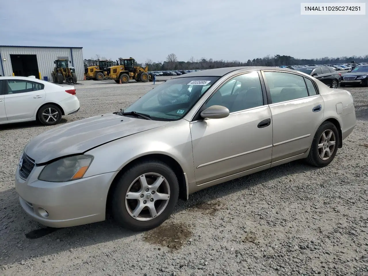 2005 Nissan Altima S VIN: 1N4AL11D25C274251 Lot: 48535895