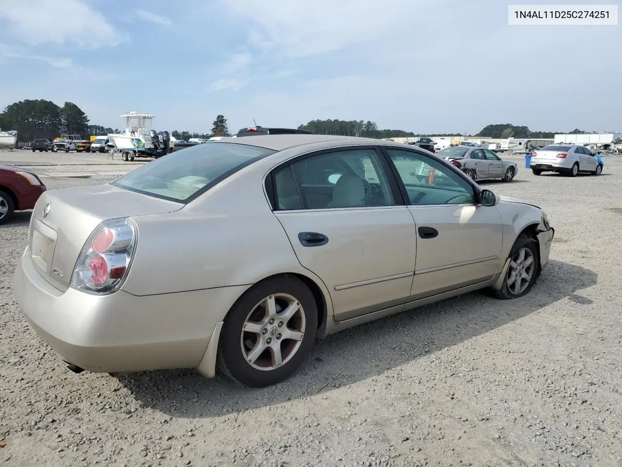 2005 Nissan Altima S VIN: 1N4AL11D25C274251 Lot: 48535895