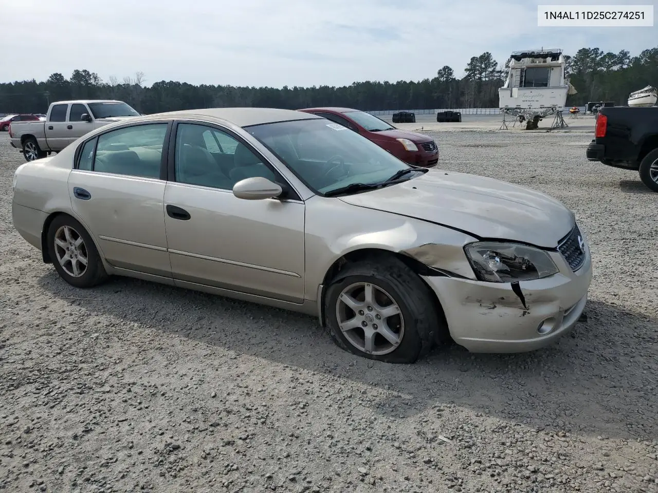 2005 Nissan Altima S VIN: 1N4AL11D25C274251 Lot: 48535895