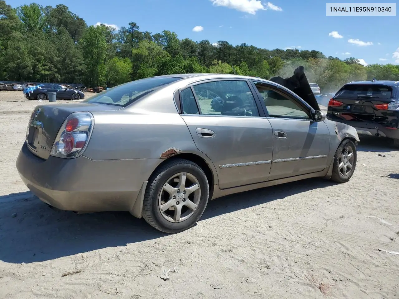 2005 Nissan Altima S VIN: 1N4AL11E95N910340 Lot: 55990745