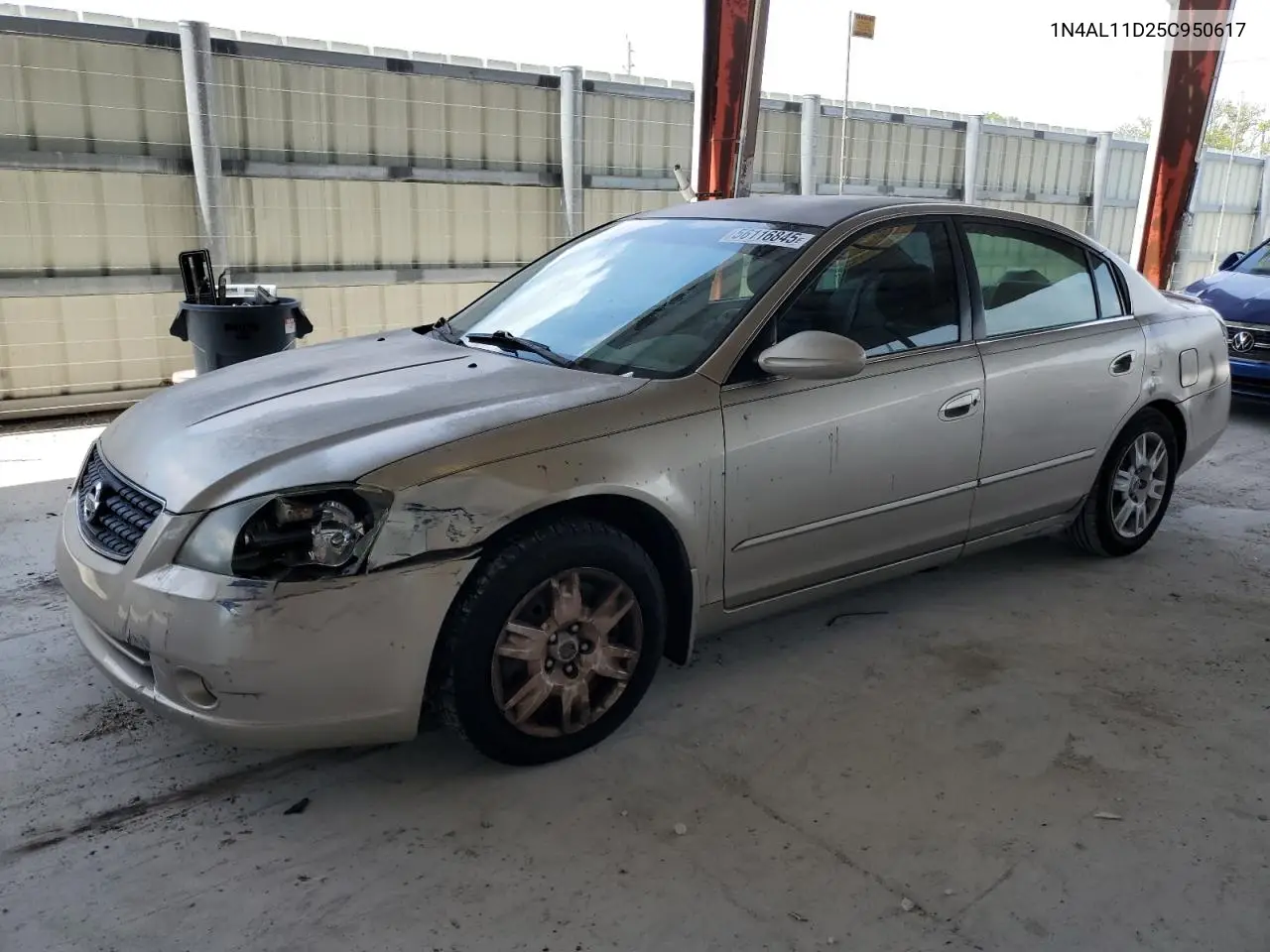 2005 Nissan Altima S VIN: 1N4AL11D25C950617 Lot: 56116845