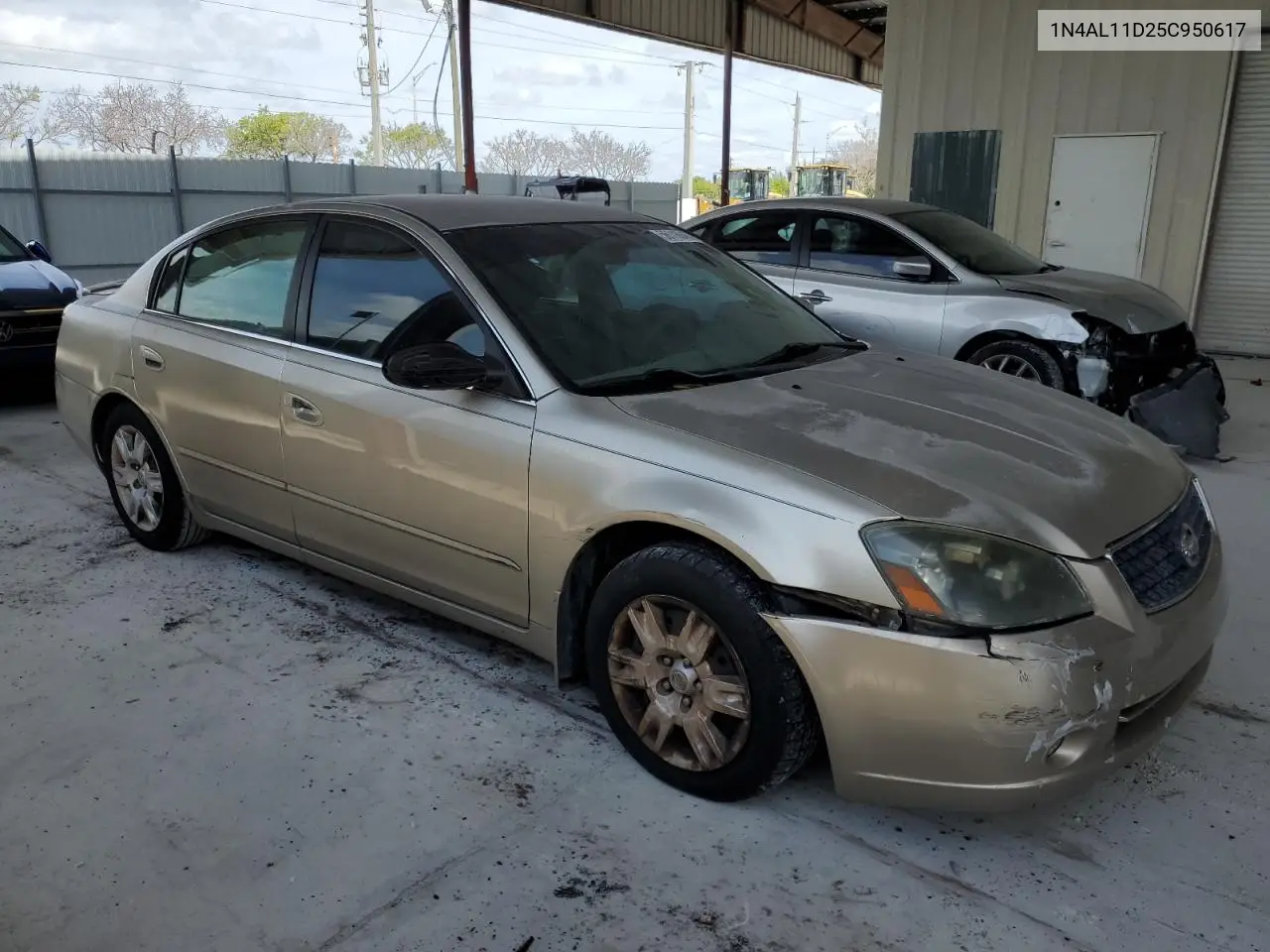 2005 Nissan Altima S VIN: 1N4AL11D25C950617 Lot: 56116845