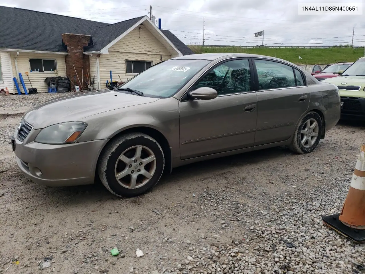 2005 Nissan Altima S VIN: 1N4AL11D85N400651 Lot: 56985505