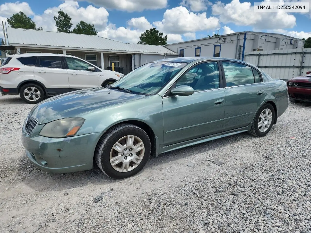2005 Nissan Altima S VIN: 1N4AL11D25C342094 Lot: 60239775