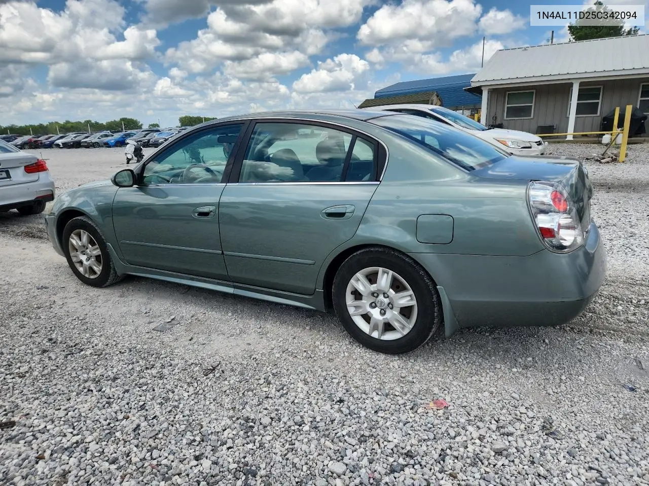 2005 Nissan Altima S VIN: 1N4AL11D25C342094 Lot: 60239775