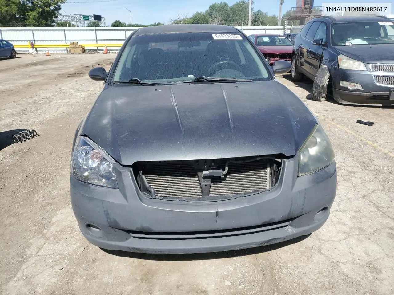 2005 Nissan Altima S VIN: 1N4AL11D05N482617 Lot: 61933035