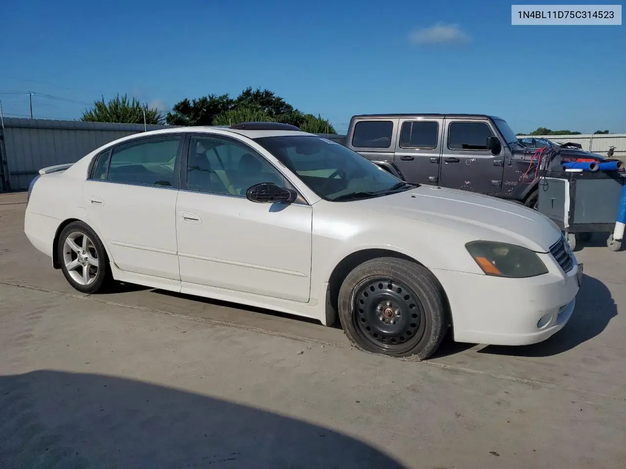 2005 Nissan Altima Se VIN: 1N4BL11D75C314523 Lot: 62086035