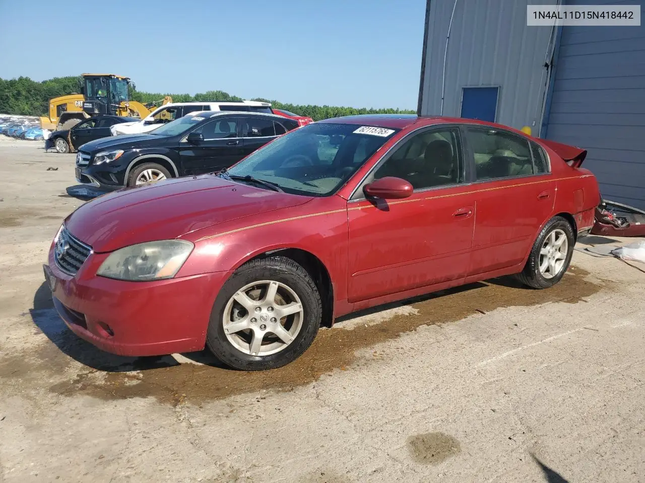 2005 Nissan Altima S VIN: 1N4AL11D15N418442 Lot: 62115765