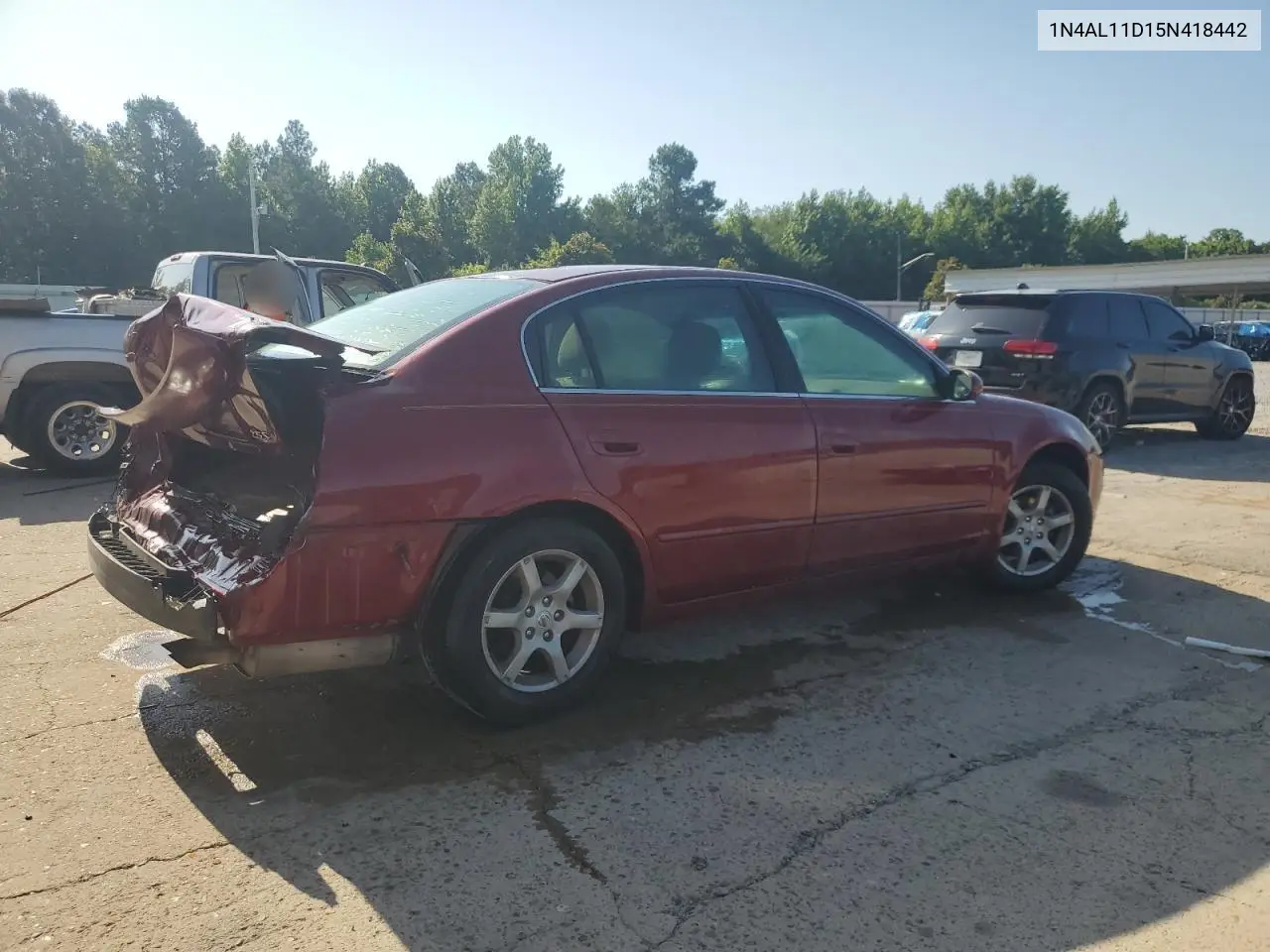 2005 Nissan Altima S VIN: 1N4AL11D15N418442 Lot: 62115765