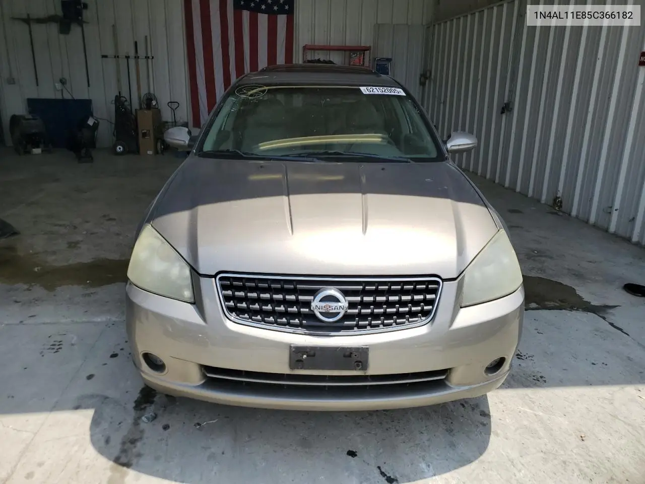 2005 Nissan Altima S VIN: 1N4AL11E85C366182 Lot: 62152005