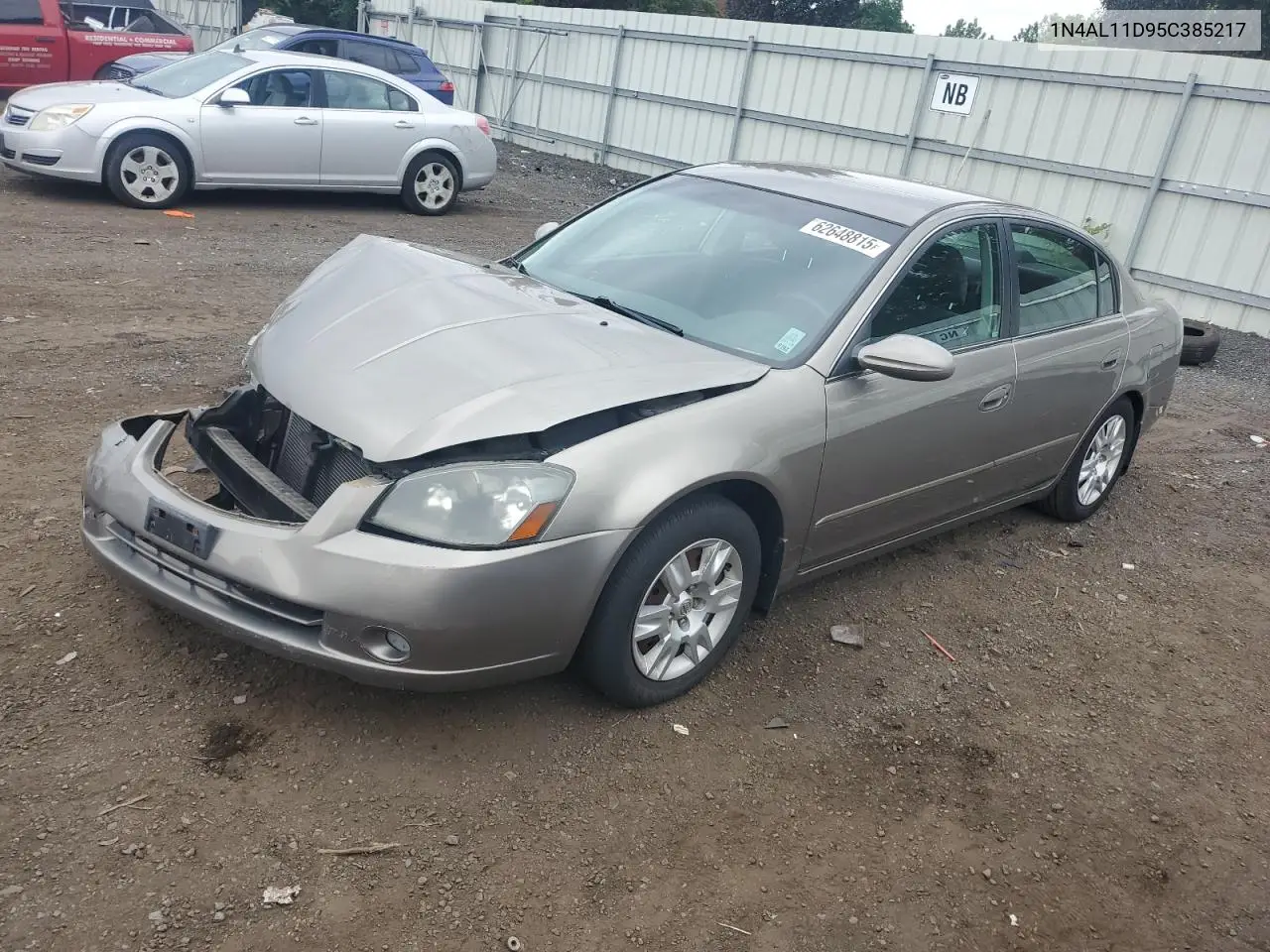 2005 Nissan Altima S VIN: 1N4AL11D95C385217 Lot: 62648815