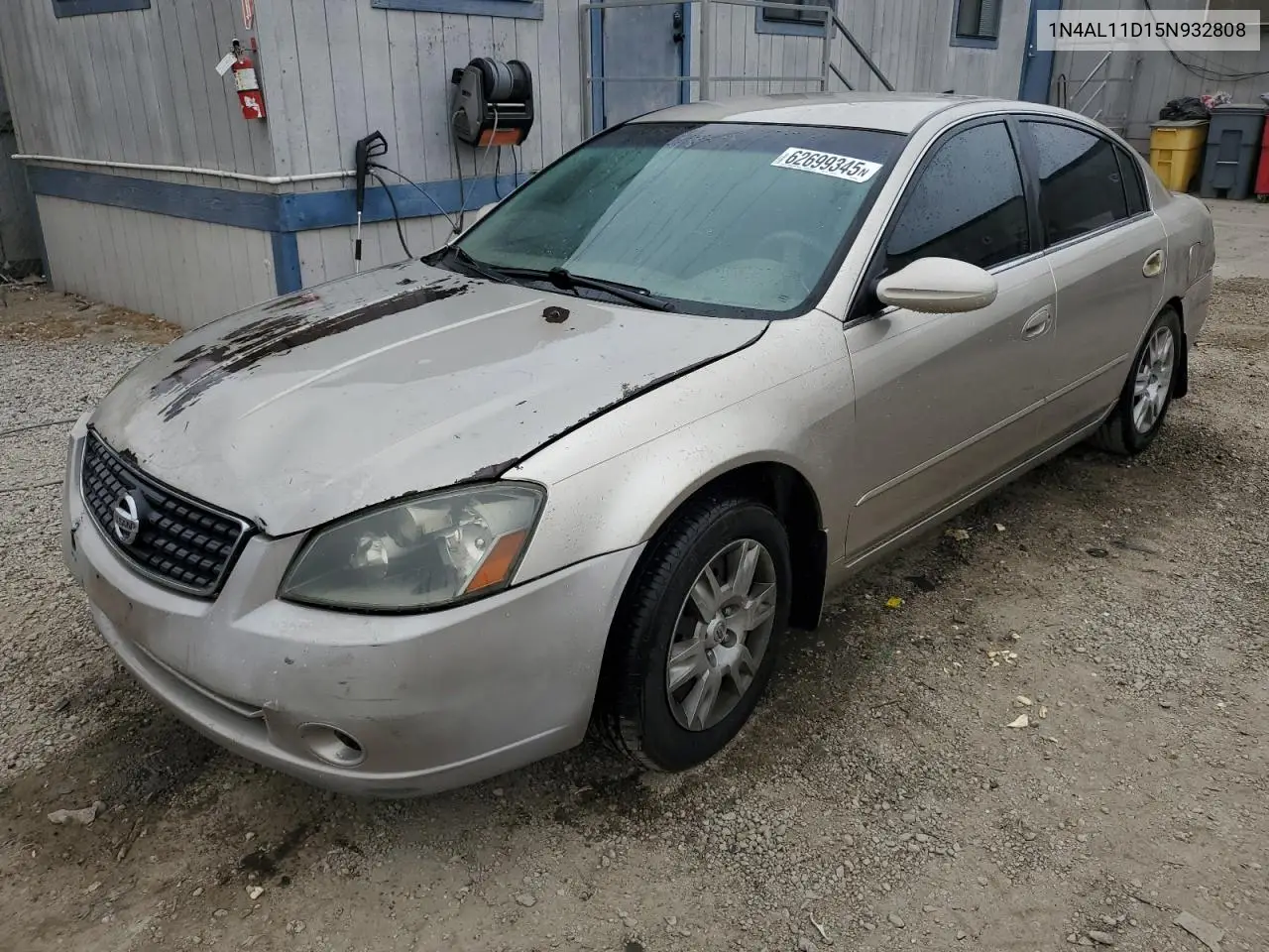 2005 Nissan Altima S VIN: 1N4AL11D15N932808 Lot: 62699345