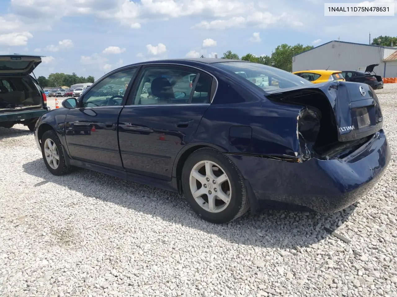 2005 Nissan Altima S VIN: 1N4AL11D75N478631 Lot: 63588255