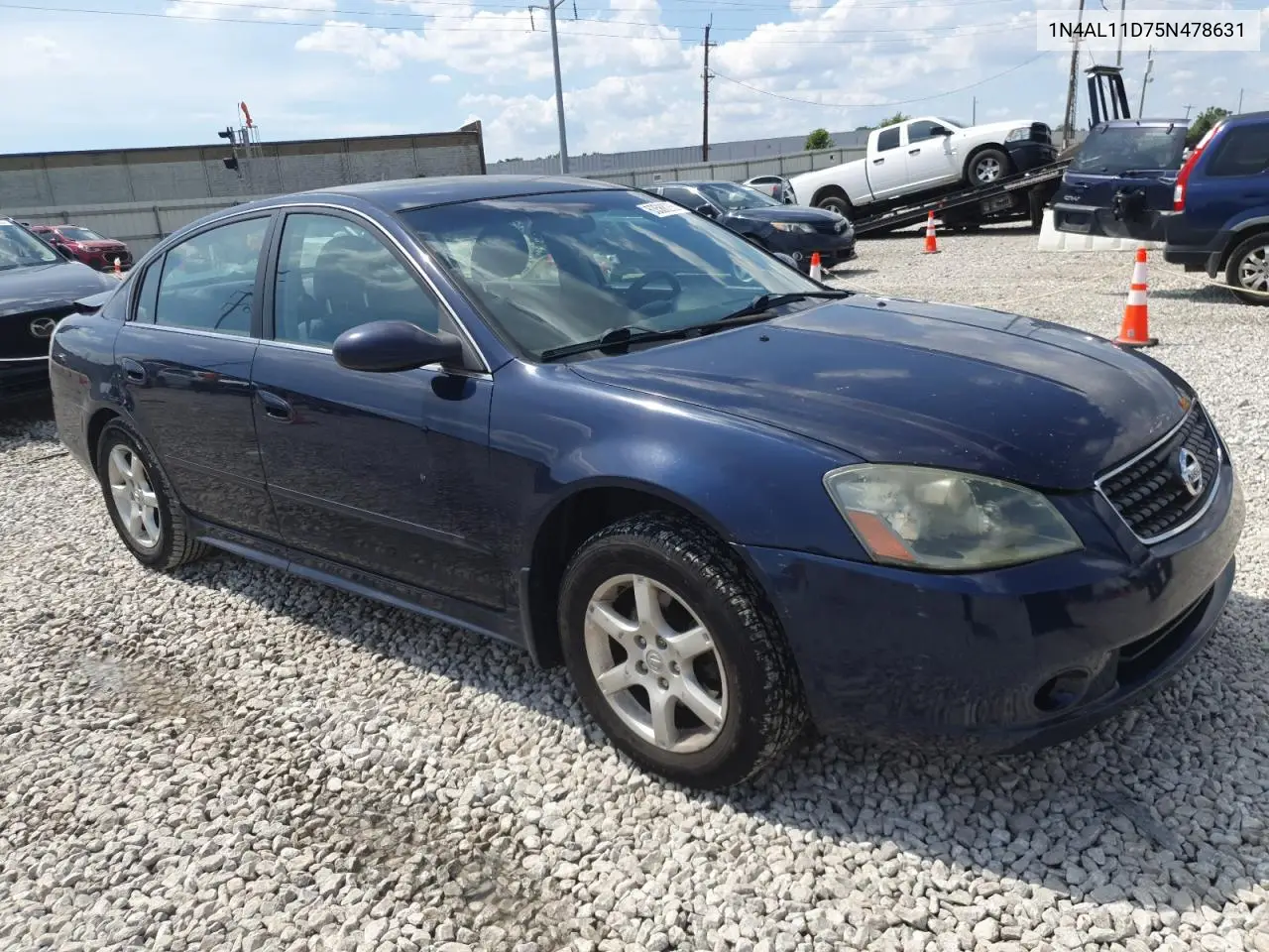 2005 Nissan Altima S VIN: 1N4AL11D75N478631 Lot: 63588255