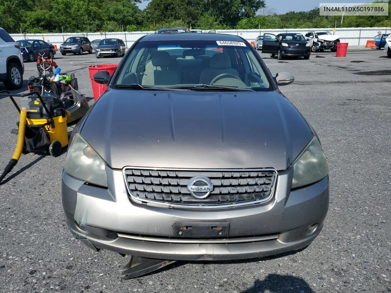 2005 Nissan Altima S VIN: 1N4AL11DX5C197886 Lot: 64658925