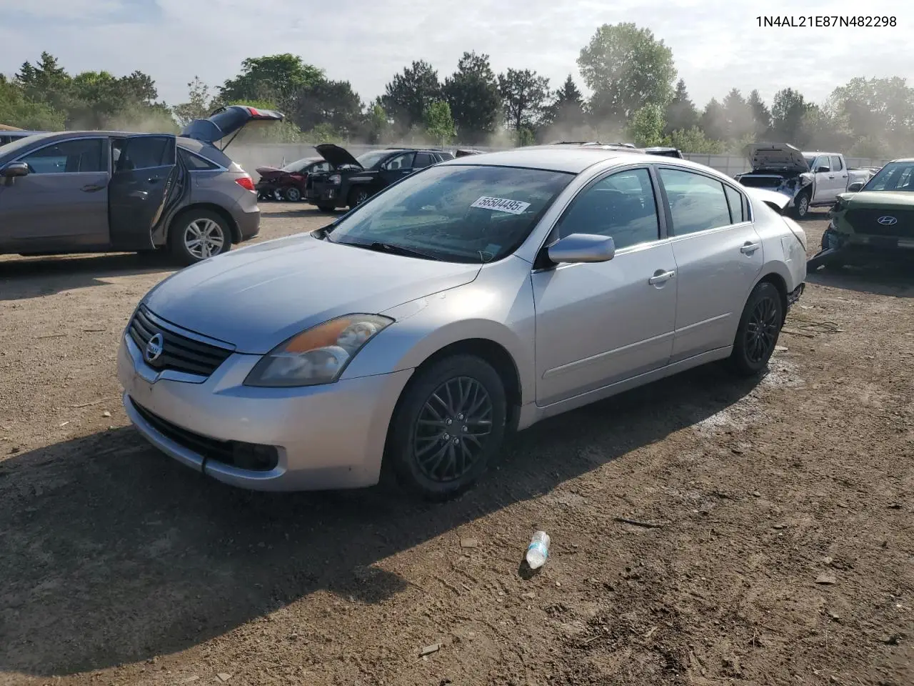 2007 Nissan Altima 2.5 VIN: 1N4AL21E87N482298 Lot: 56504495