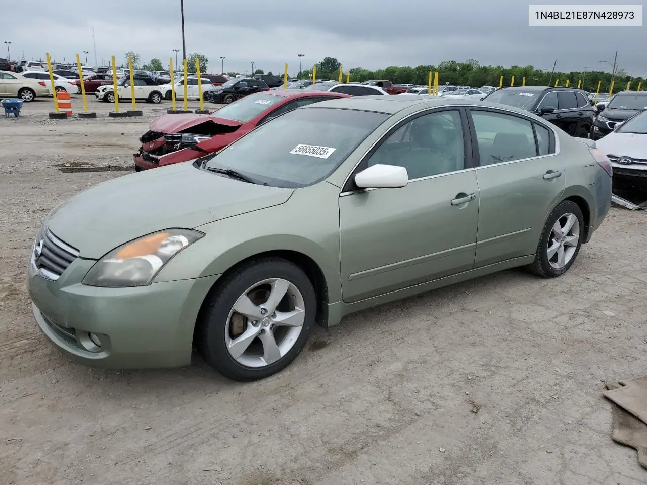 2007 Nissan Altima 3.5Se VIN: 1N4BL21E87N428973 Lot: 56655035
