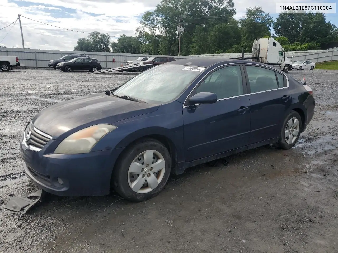 2007 Nissan Altima 2.5 VIN: 1N4AL21E87C110004 Lot: 56695065