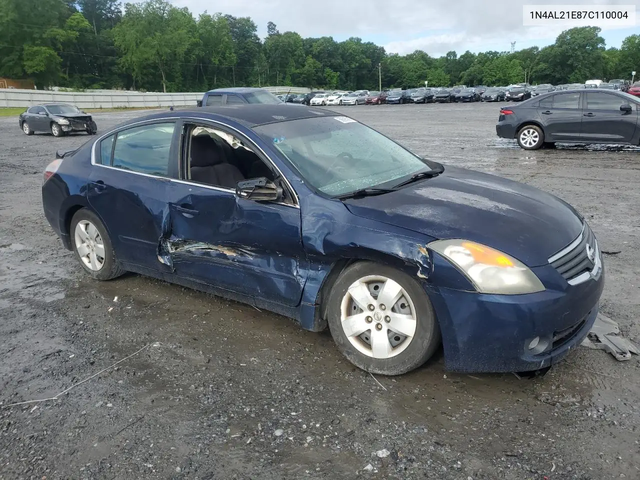2007 Nissan Altima 2.5 VIN: 1N4AL21E87C110004 Lot: 56695065