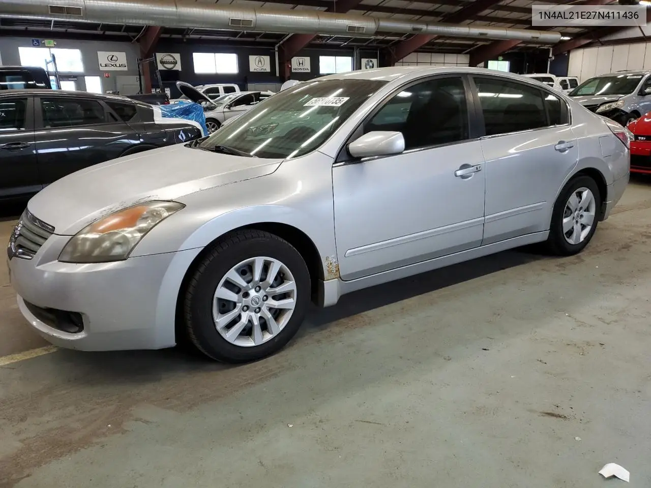 2007 Nissan Altima 2.5 VIN: 1N4AL21E27N411436 Lot: 56826735