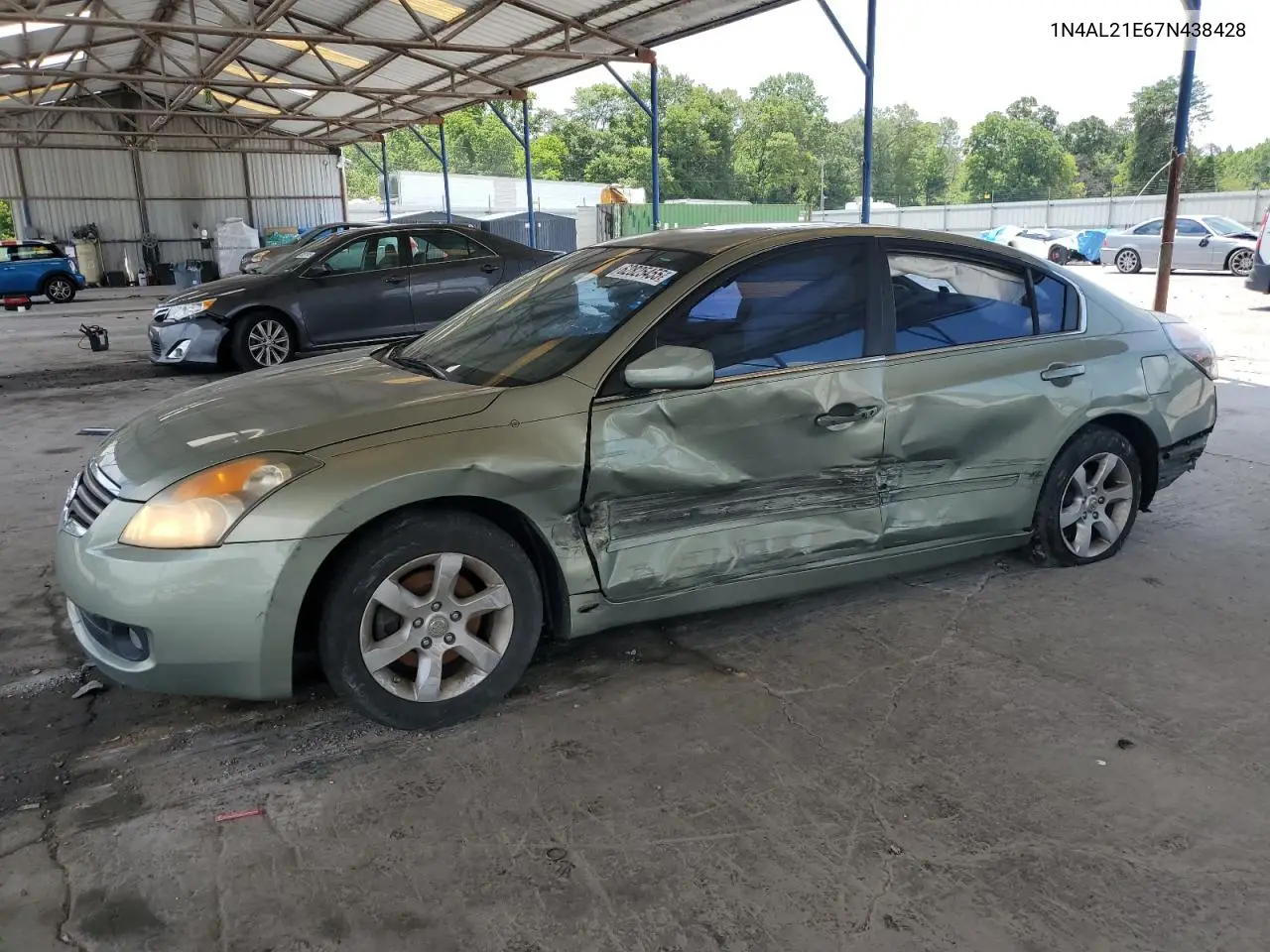 2007 Nissan Altima 2.5 VIN: 1N4AL21E67N438428 Lot: 62825455