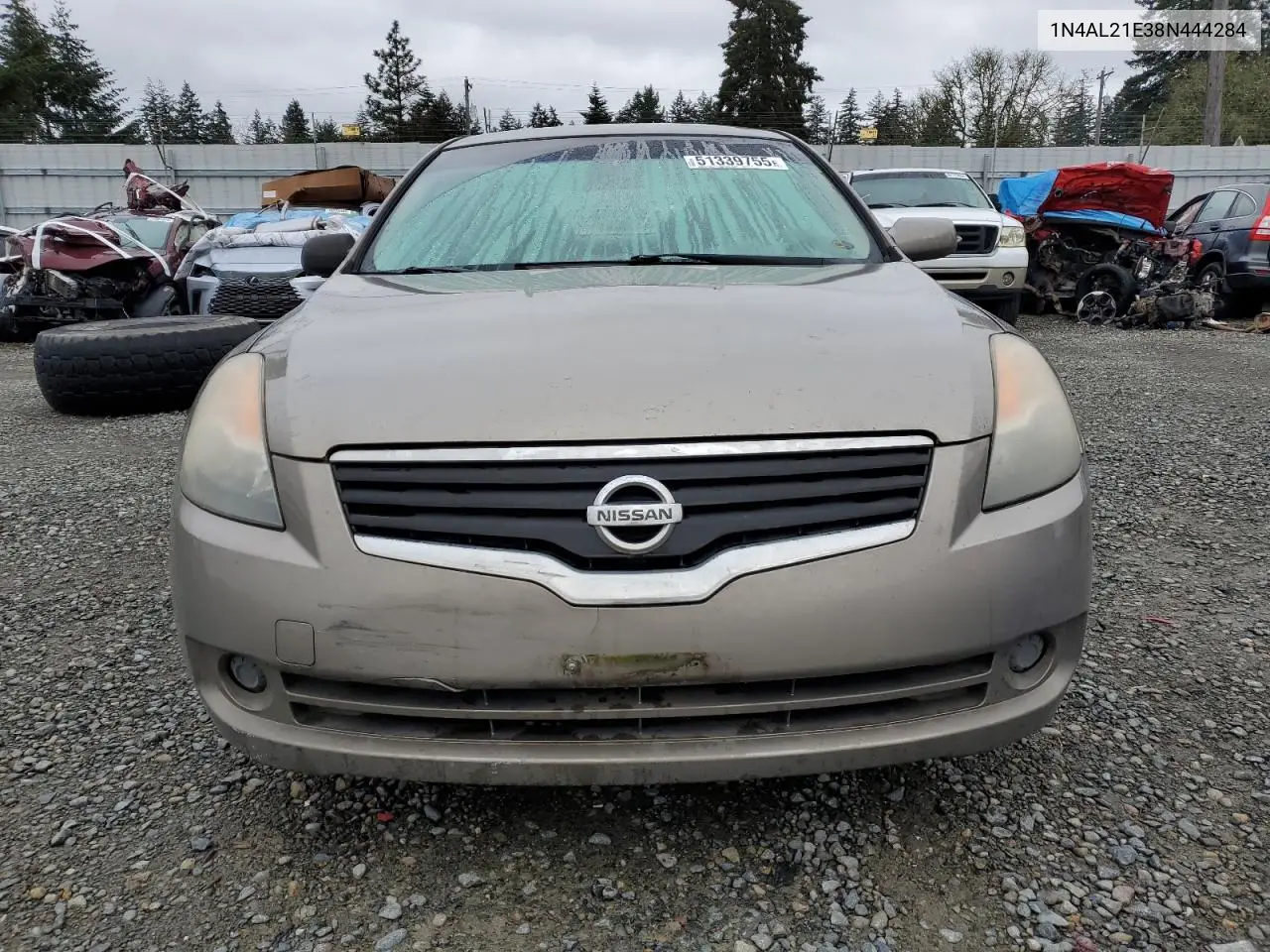 2008 Nissan Altima 2.5 VIN: 1N4AL21E38N444284 Lot: 51339755