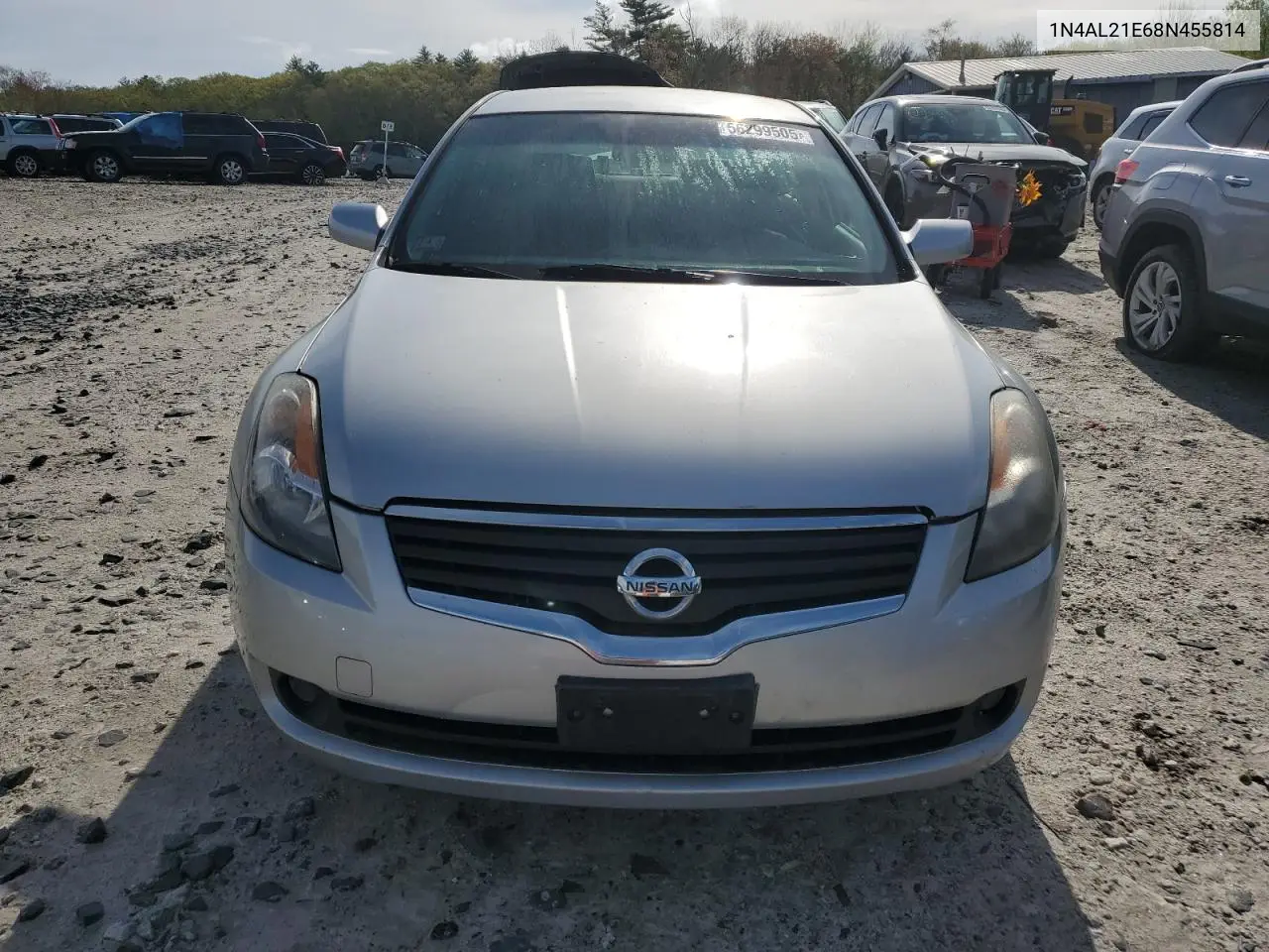 2008 Nissan Altima 2.5 VIN: 1N4AL21E68N455814 Lot: 56299505