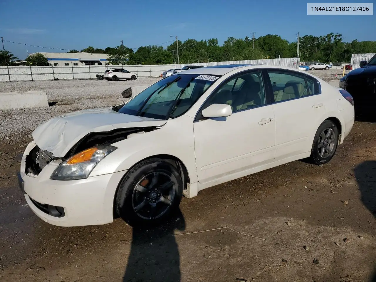 2008 Nissan Altima 2.5 VIN: 1N4AL21E18C127406 Lot: 56312325