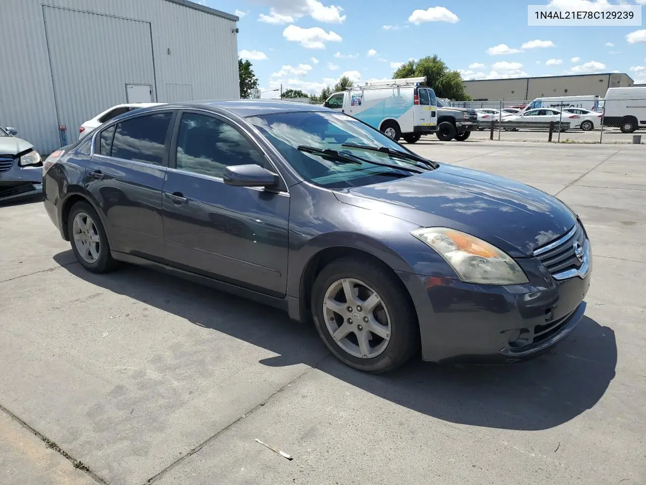 2008 Nissan Altima 2.5 VIN: 1N4AL21E78C129239 Lot: 56730675
