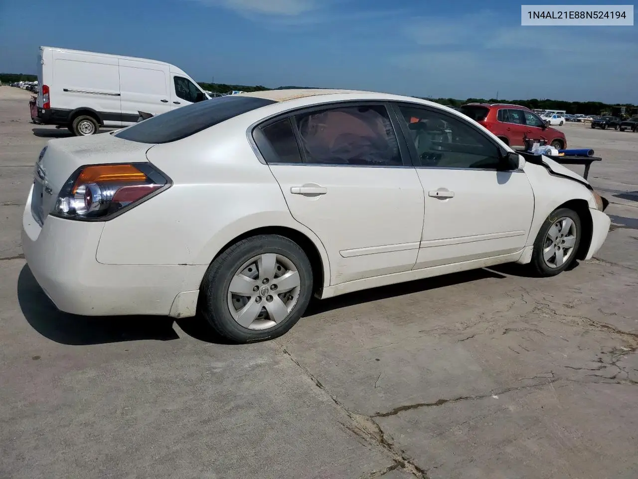 2008 Nissan Altima 2.5 VIN: 1N4AL21E88N524194 Lot: 56780245