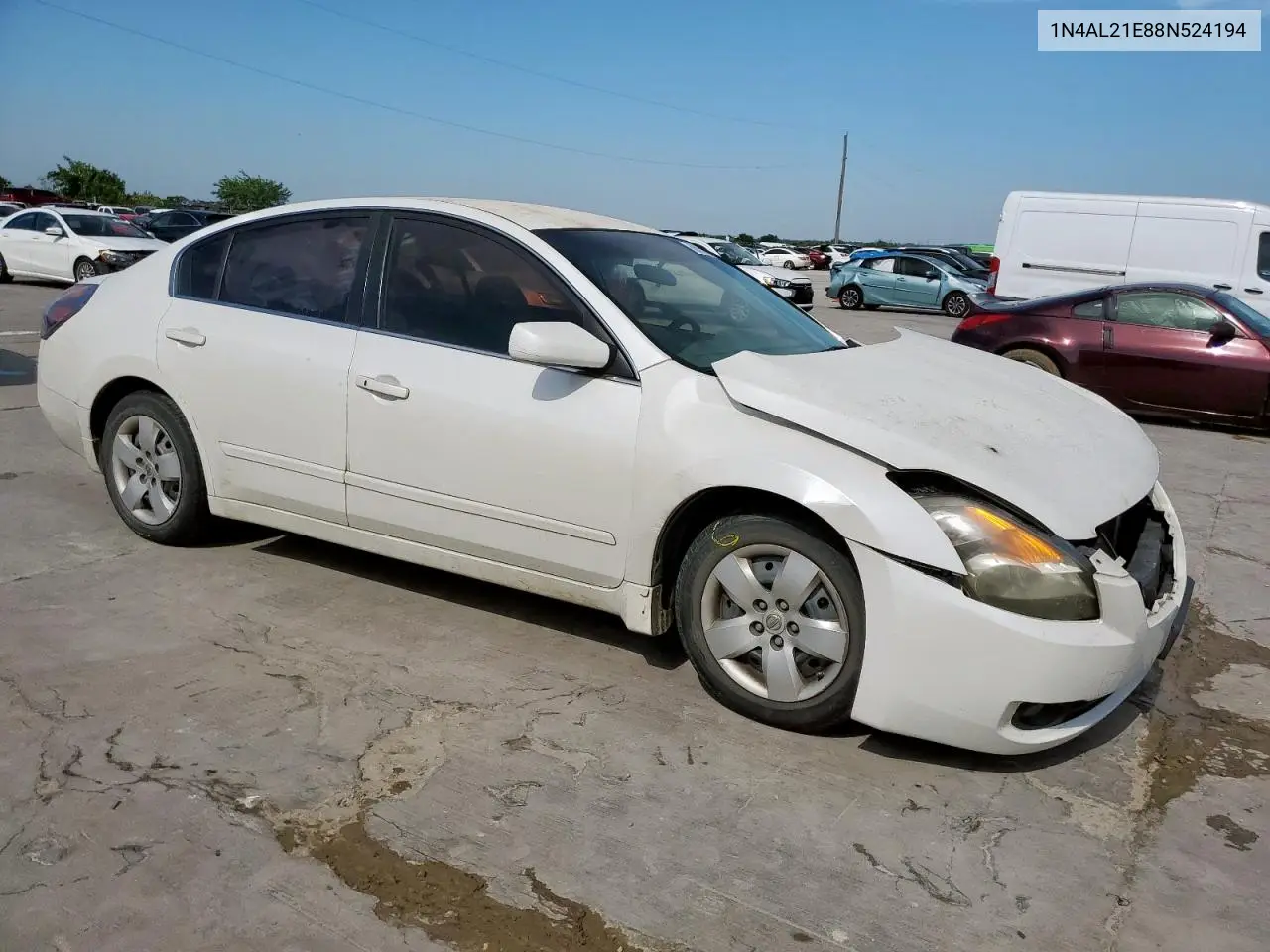2008 Nissan Altima 2.5 VIN: 1N4AL21E88N524194 Lot: 56780245