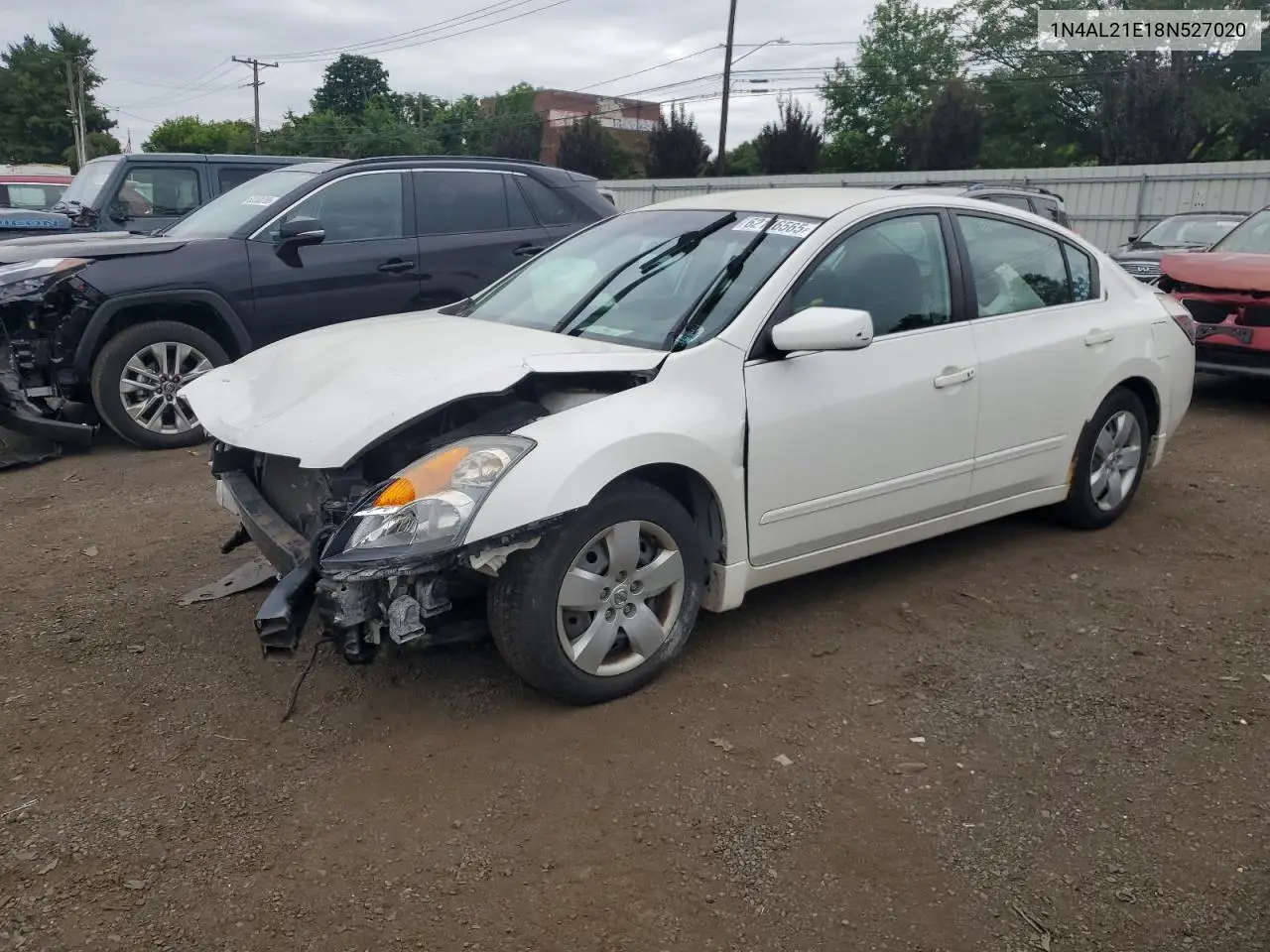 2008 Nissan Altima 2.5 VIN: 1N4AL21E18N527020 Lot: 62116565