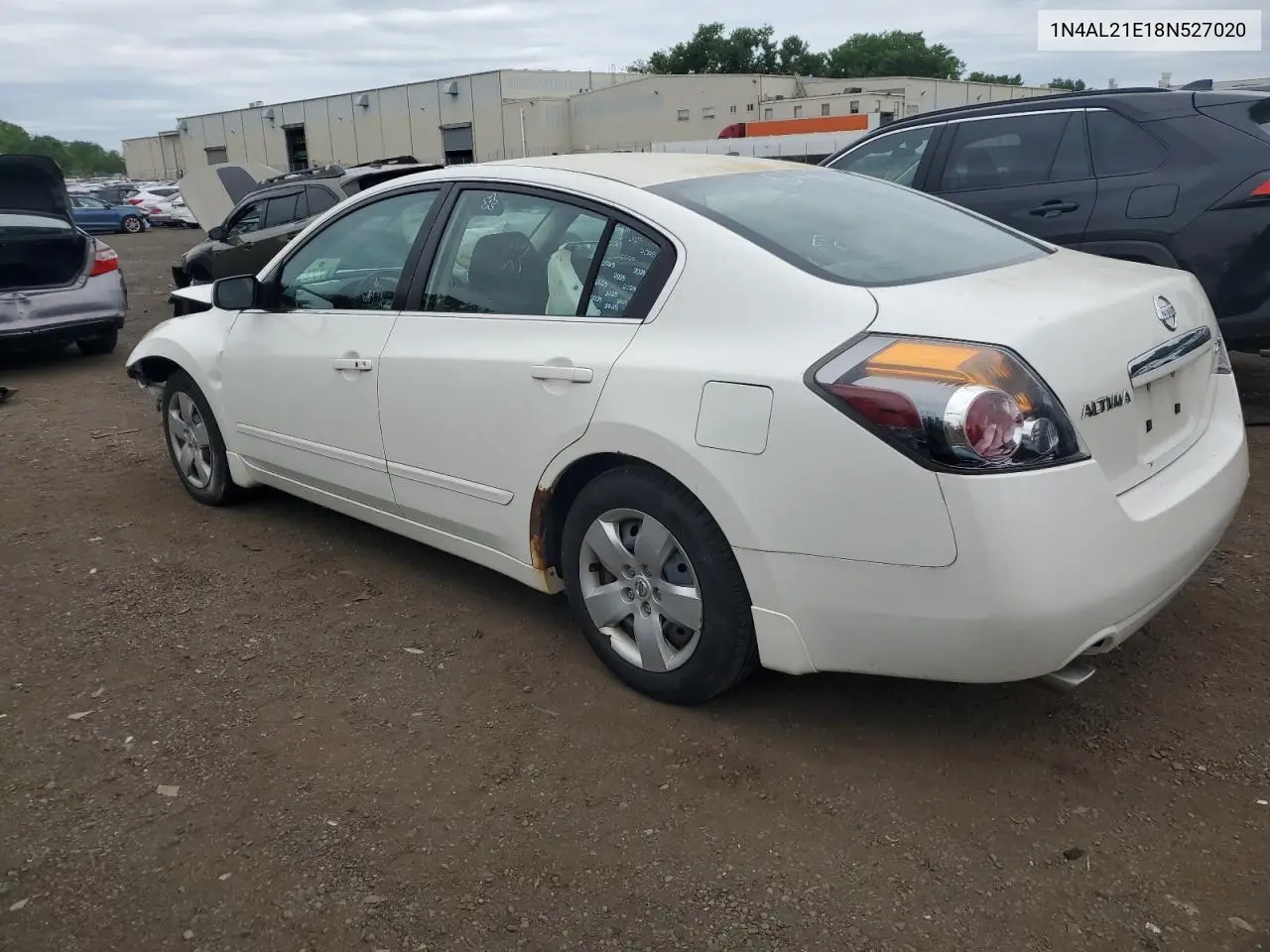 2008 Nissan Altima 2.5 VIN: 1N4AL21E18N527020 Lot: 62116565