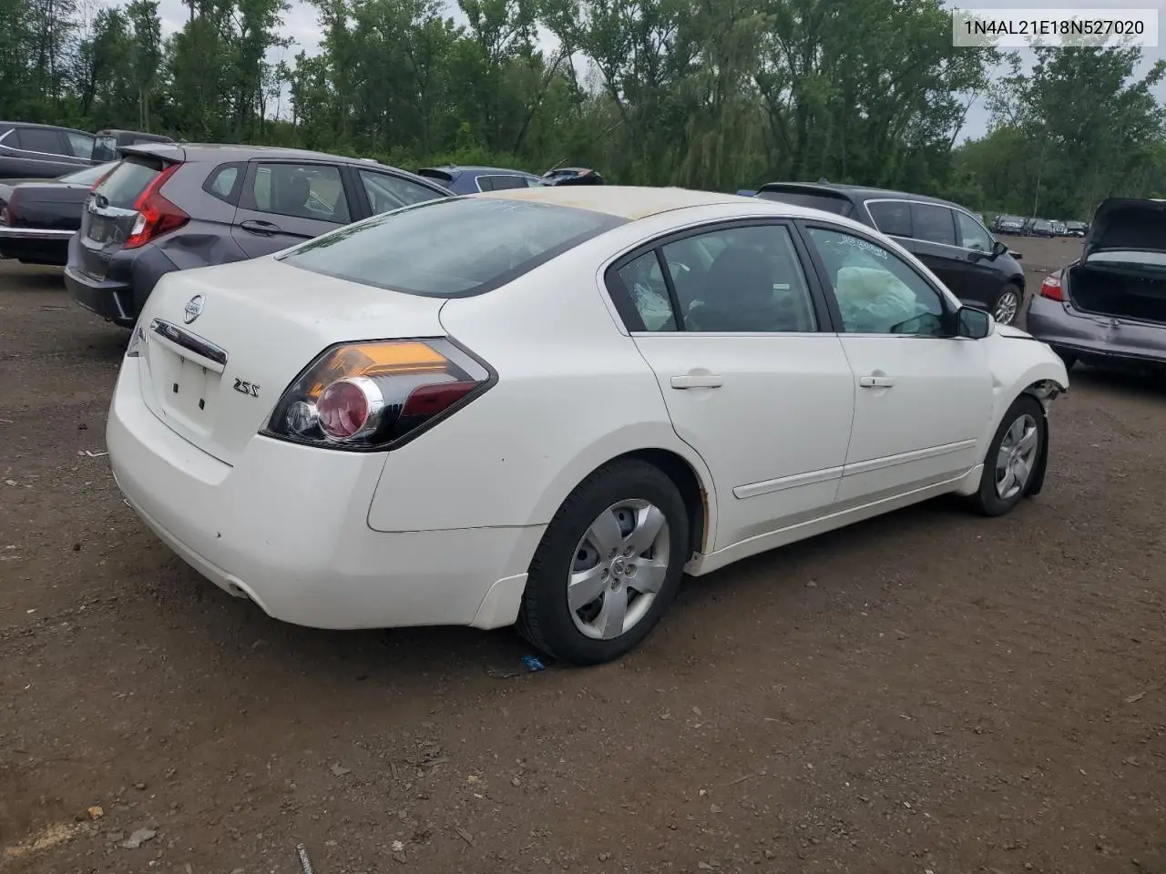 2008 Nissan Altima 2.5 VIN: 1N4AL21E18N527020 Lot: 62116565