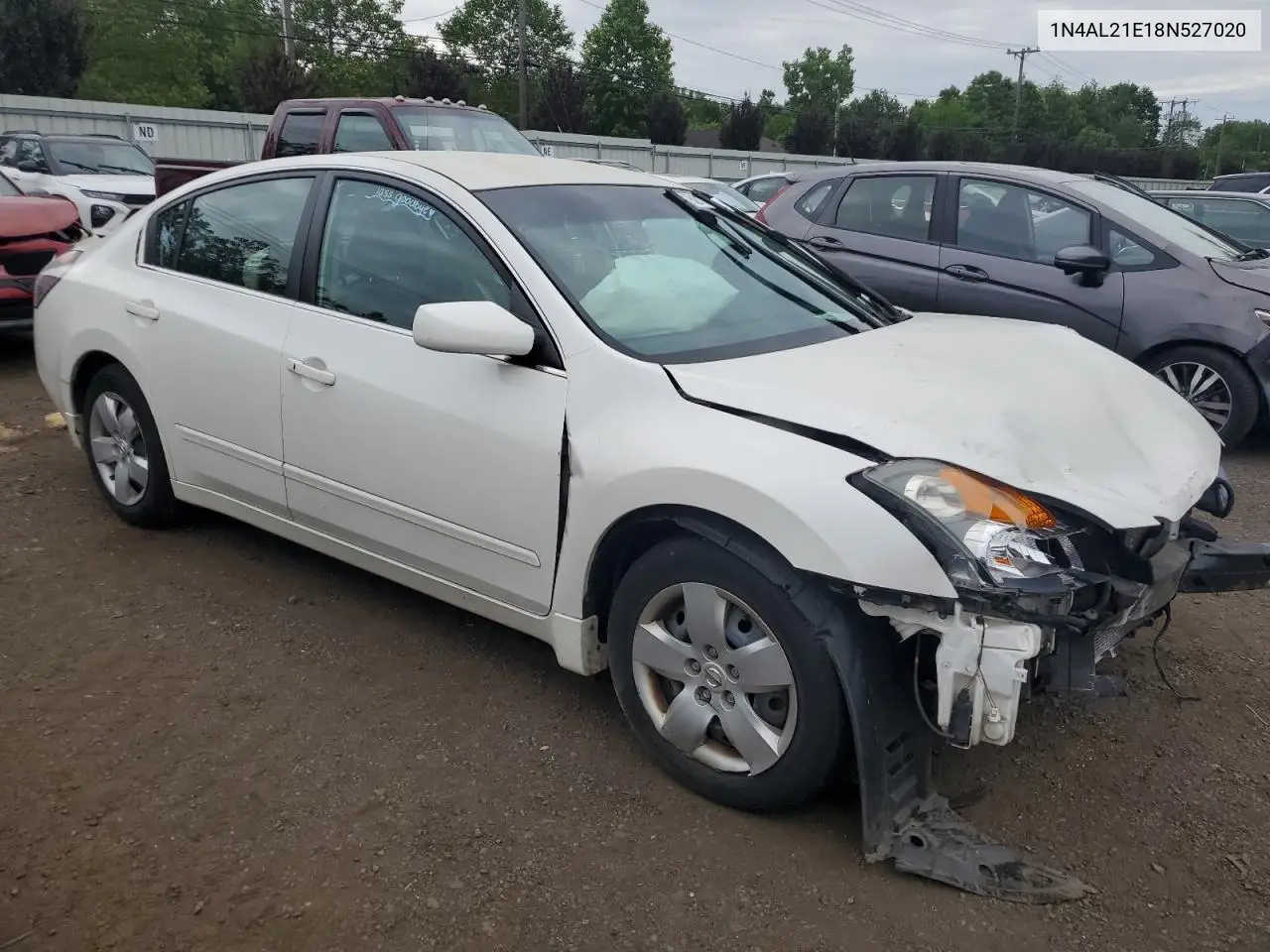 2008 Nissan Altima 2.5 VIN: 1N4AL21E18N527020 Lot: 62116565