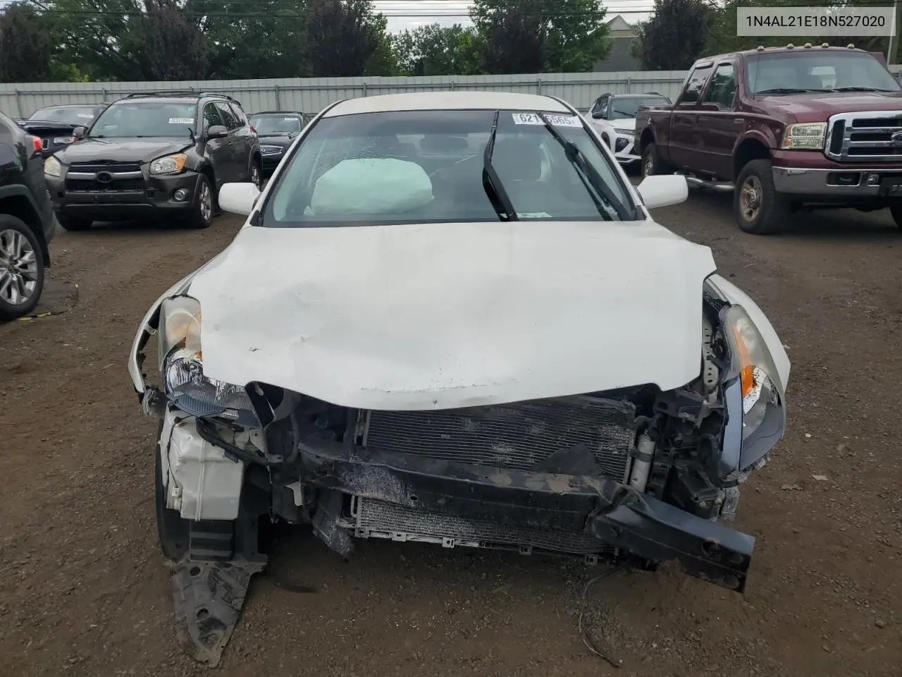 2008 Nissan Altima 2.5 VIN: 1N4AL21E18N527020 Lot: 62116565