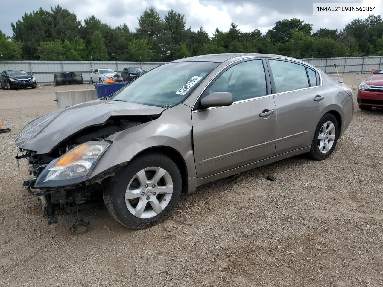 2008 Nissan Altima 2.5 VIN: 1N4AL21E98N560864 Lot: 62697705