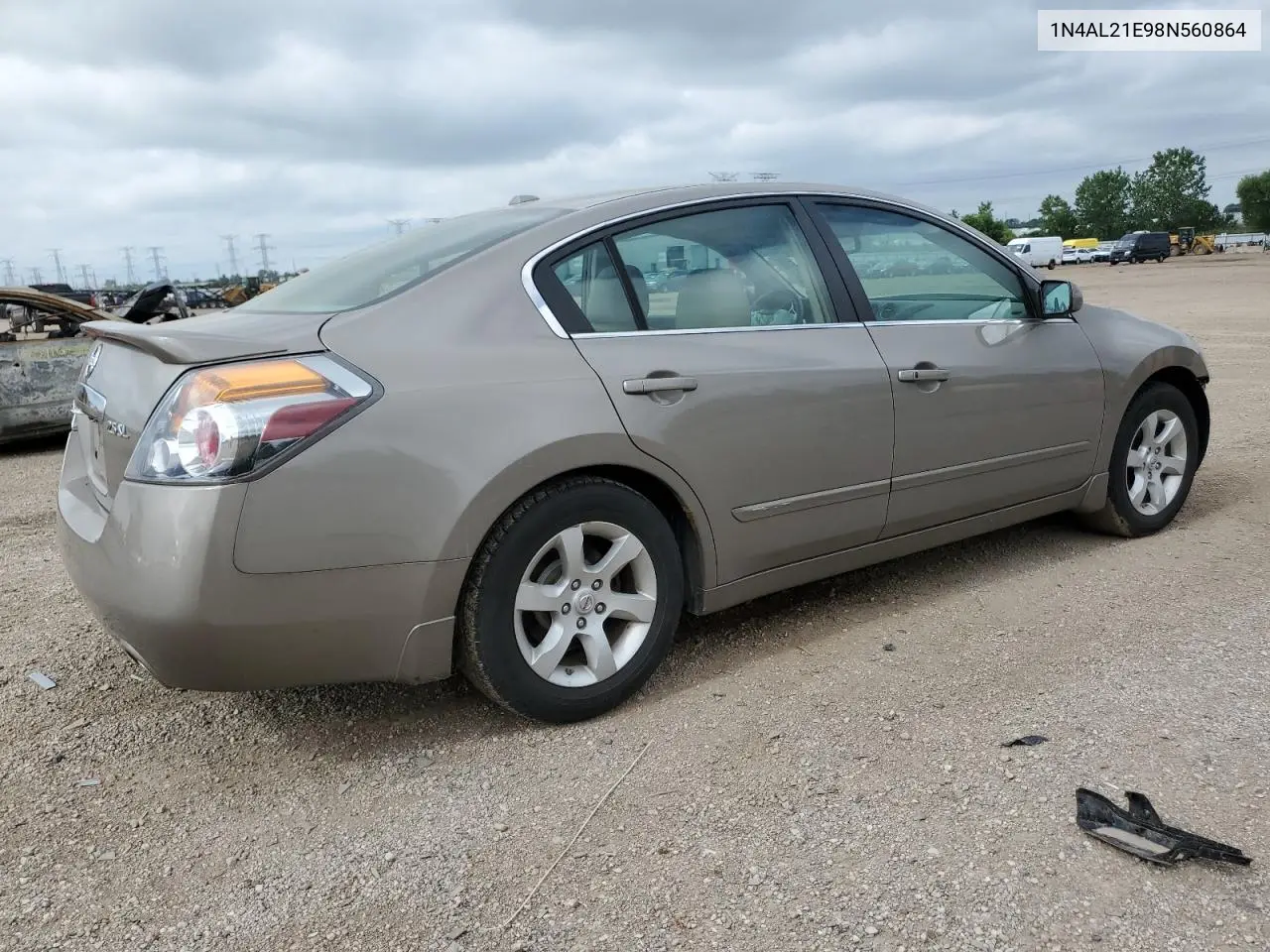 2008 Nissan Altima 2.5 VIN: 1N4AL21E98N560864 Lot: 62697705