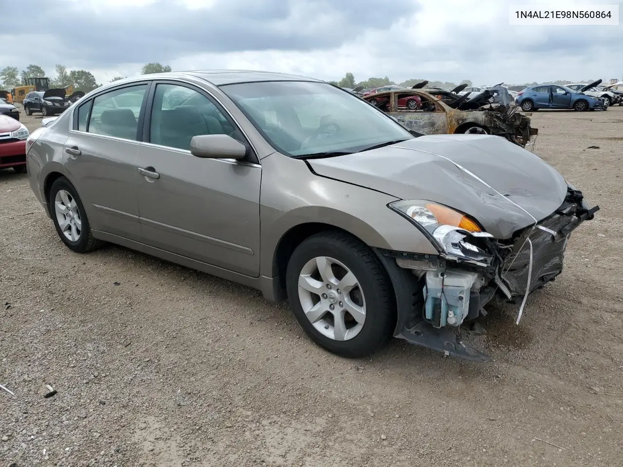 2008 Nissan Altima 2.5 VIN: 1N4AL21E98N560864 Lot: 62697705