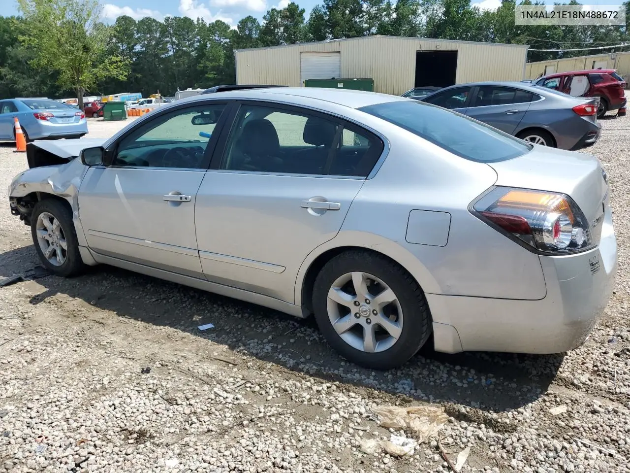 2008 Nissan Altima 2.5 VIN: 1N4AL21E18N488672 Lot: 62842875