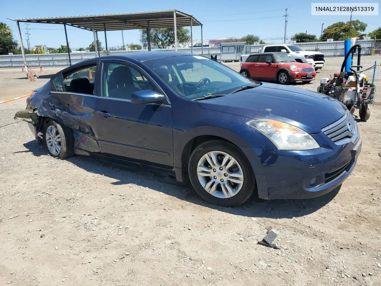 2008 Nissan Altima 2.5 VIN: 1N4AL21E28N513319 Lot: 63122655