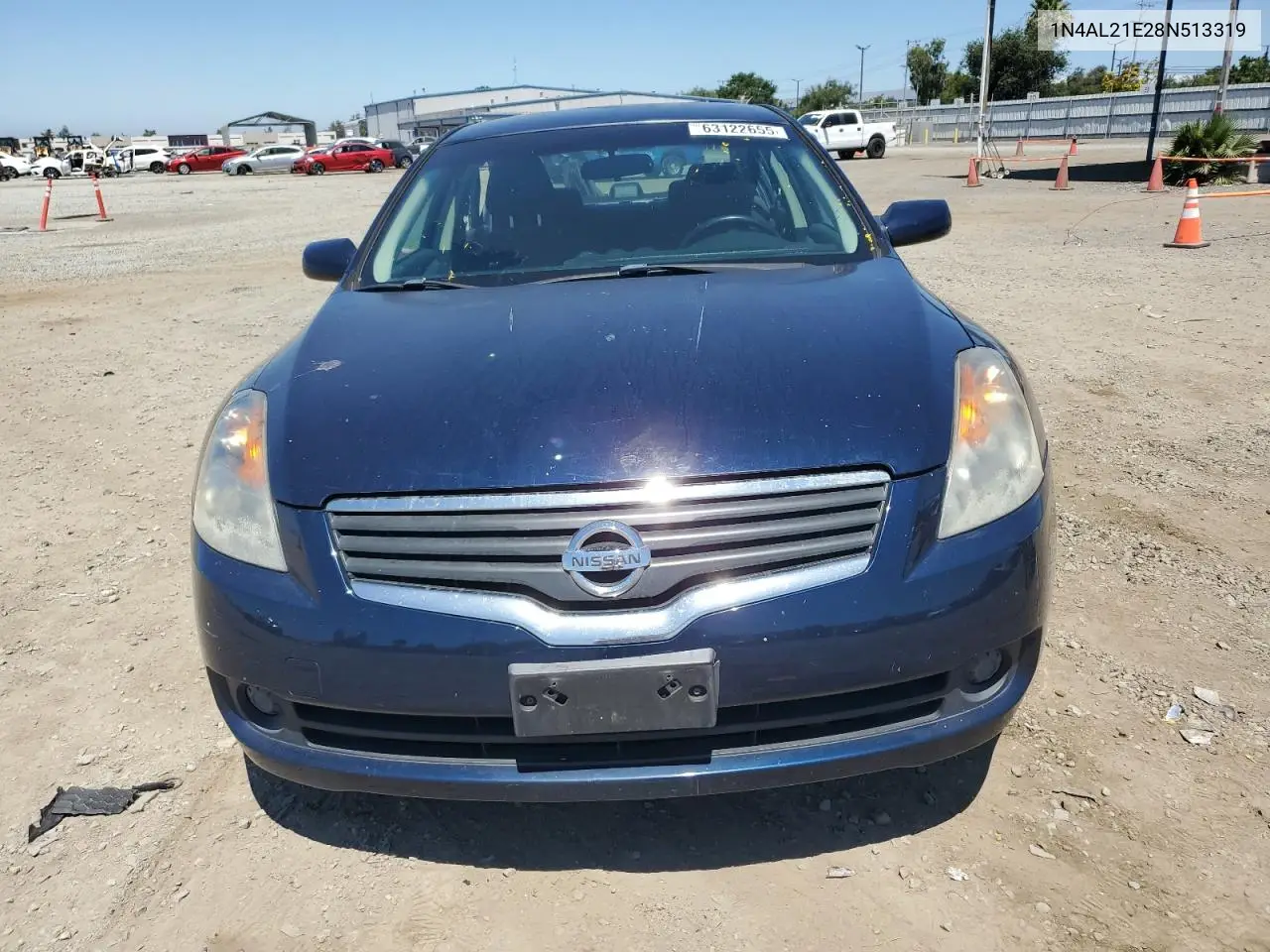 2008 Nissan Altima 2.5 VIN: 1N4AL21E28N513319 Lot: 63122655