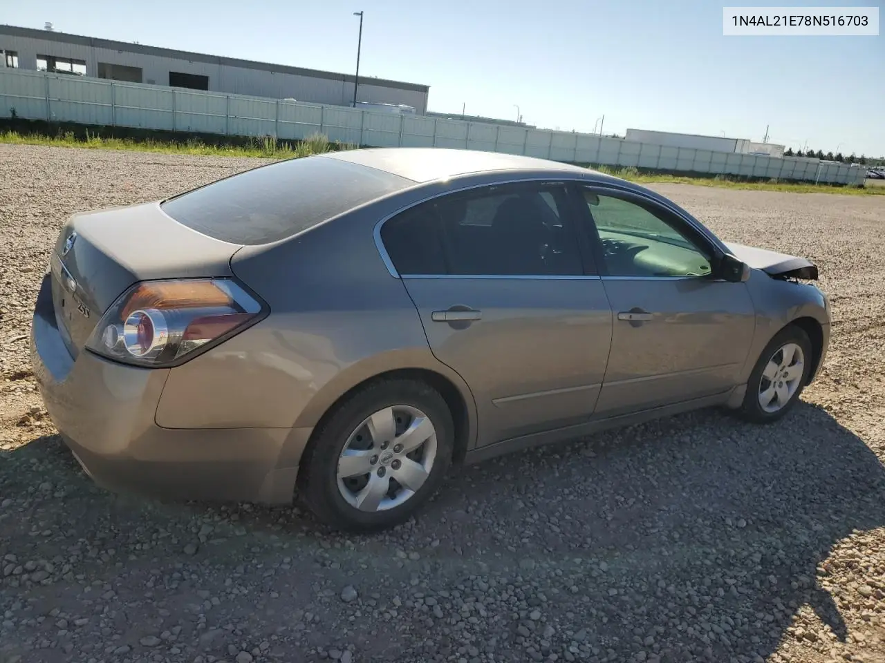 2008 Nissan Altima 2.5 VIN: 1N4AL21E78N516703 Lot: 63340185