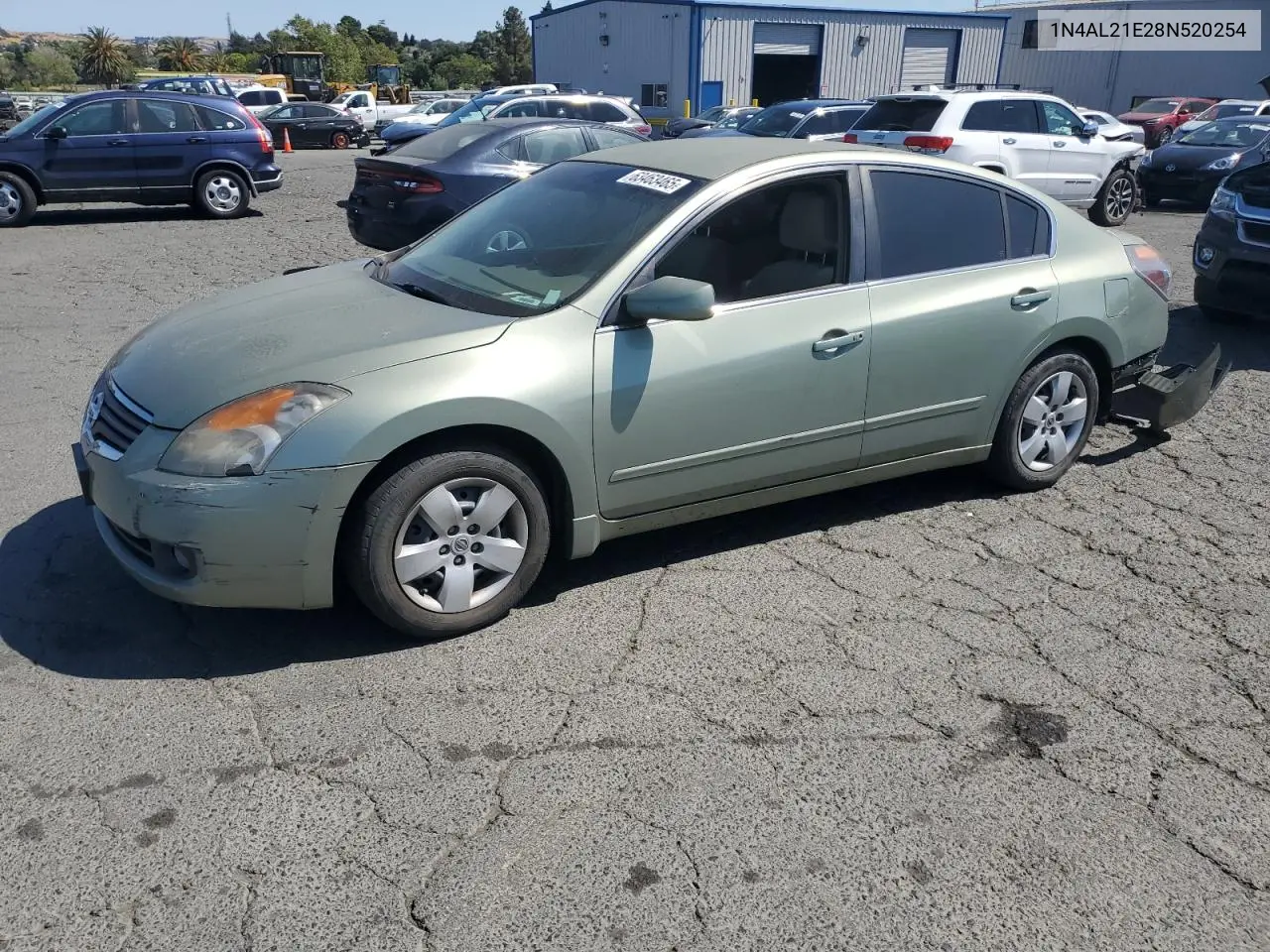2008 Nissan Altima 2.5 VIN: 1N4AL21E28N520254 Lot: 63463465