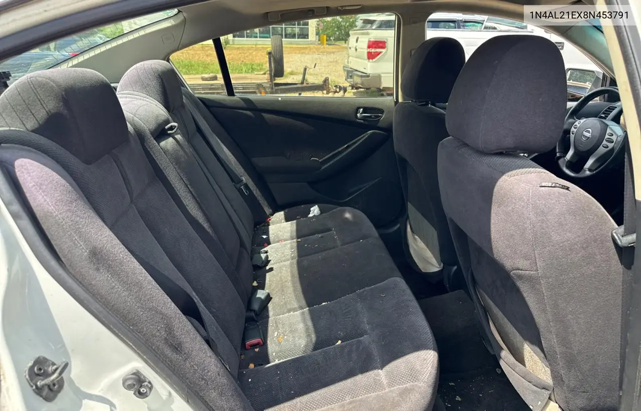 2008 Nissan Altima 2.5 VIN: 1N4AL21EX8N453791 Lot: 63713105