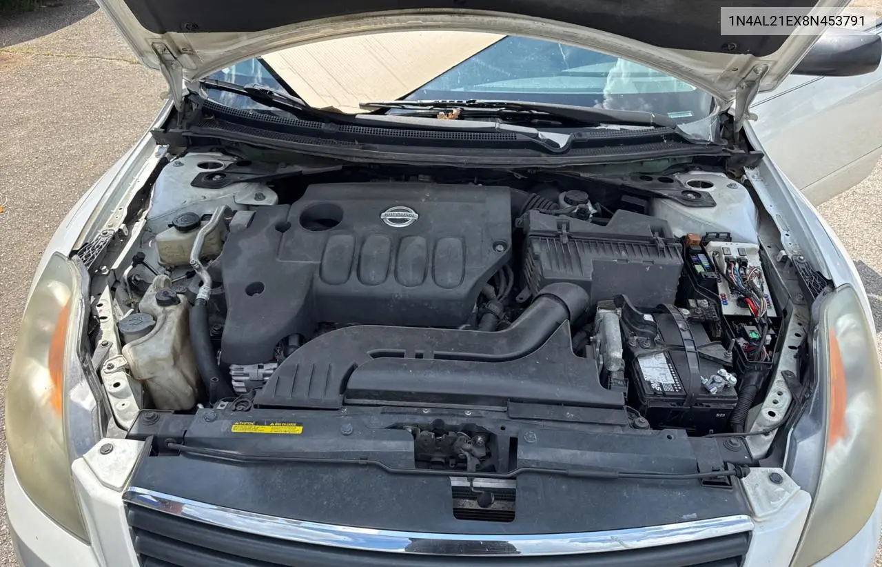 2008 Nissan Altima 2.5 VIN: 1N4AL21EX8N453791 Lot: 63713105